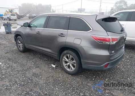 2014 Toyota Highlander Xle V6 from USA, damaged, VIN 5TDKKRFH3ES026701